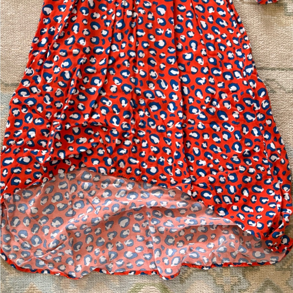 The Drop Grace Atwood Stylish Red Leopard Print Dress - Picture 2 of 6